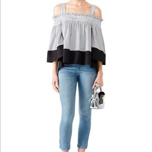 Sexy Kendall & Kylie striped top